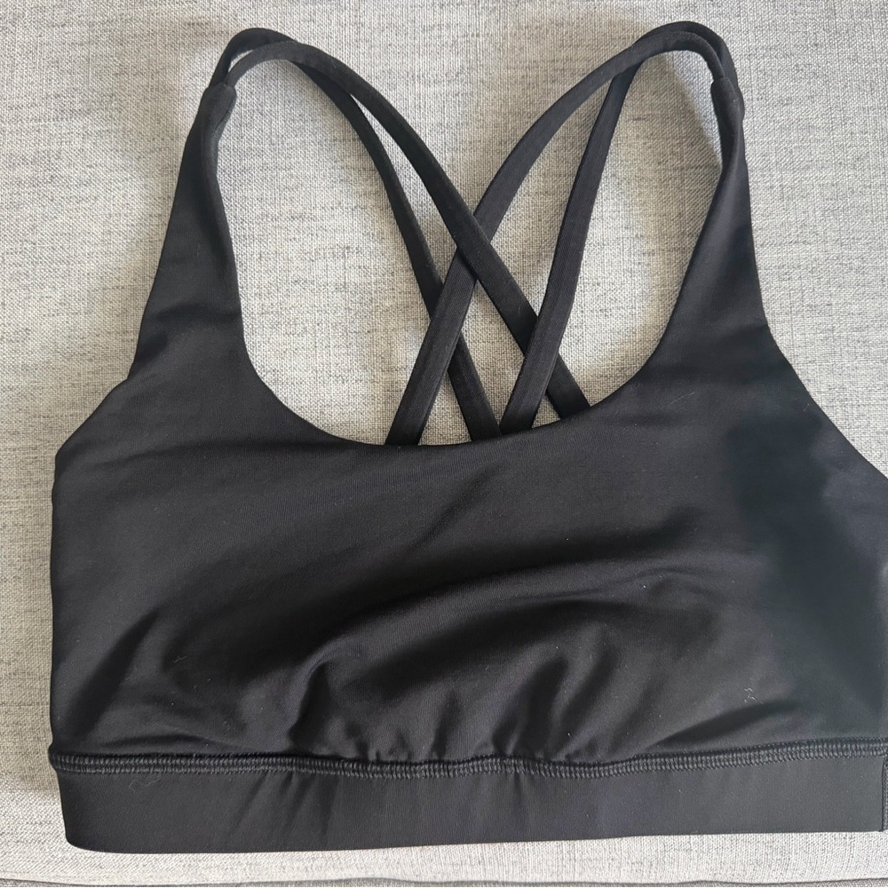 Lululemon Black Energy Bra Size 4